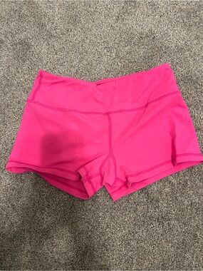 Savage Barbell Neon Pink Women's Athletic Shorts